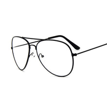 Load image into Gallery viewer, Aviation Gold Black Frame Sunglasses For Women