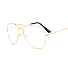 Load image into Gallery viewer, Aviation Gold Black Frame Sunglasses For Women