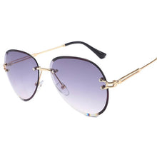 Load image into Gallery viewer, Fashion Blue Red Aviation Sunglasses Women