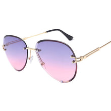 Load image into Gallery viewer, Fashion Blue Red Aviation Sunglasses Women