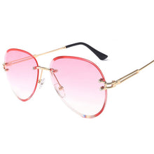 Load image into Gallery viewer, Fashion Blue Red Aviation Sunglasses Women