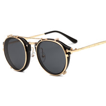 Load image into Gallery viewer, Clip On Sunglasses Steampunk Brand Design Women Fashion