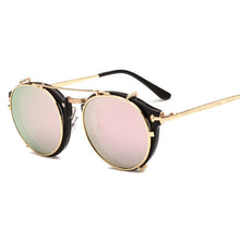 Load image into Gallery viewer, Clip On Sunglasses Steampunk Brand Design Women Fashion