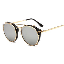 Load image into Gallery viewer, Clip On Sunglasses Steampunk Brand Design Women Fashion