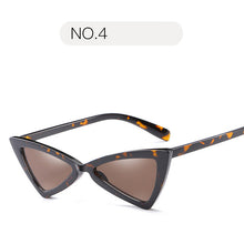 Load image into Gallery viewer, Vintage Women Sunglasses Triangle Black