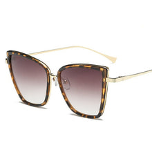 Load image into Gallery viewer, Retro Big Cat Eye Sunglasses Women
