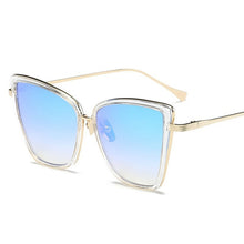 Load image into Gallery viewer, Retro Big Cat Eye Sunglasses Women