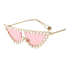 Load image into Gallery viewer, Luxury Brand Designer Crystal Women Transparent Hot Fashion Sunglasses