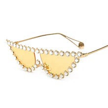 Load image into Gallery viewer, Luxury Brand Designer Crystal Women Transparent Hot Fashion Sunglasses