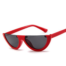 Load image into Gallery viewer, Cool Trendy Half Frame Rimless Cat Eye Sunglasses Women