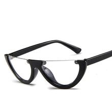 Load image into Gallery viewer, Cool Trendy Half Frame Rimless Cat Eye Sunglasses Women