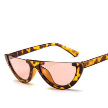 Load image into Gallery viewer, Cool Trendy Half Frame Rimless Cat Eye Sunglasses Women