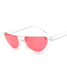 Load image into Gallery viewer, Cool Trendy Half Frame Rimless Cat Eye Sunglasses Women
