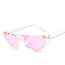 Load image into Gallery viewer, Cool Trendy Half Frame Rimless Cat Eye Sunglasses Women