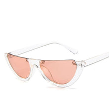 Load image into Gallery viewer, Cool Trendy Half Frame Rimless Cat Eye Sunglasses Women