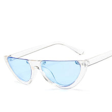 Load image into Gallery viewer, Cool Trendy Half Frame Rimless Cat Eye Sunglasses Women