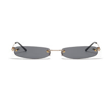 Load image into Gallery viewer, Narrow sunglasses woman rimless summer