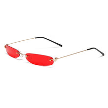 Load image into Gallery viewer, Narrow sunglasses woman rimless summer