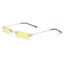 Load image into Gallery viewer, Narrow sunglasses woman rimless summer