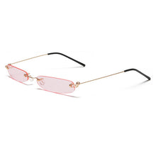 Load image into Gallery viewer, Narrow sunglasses woman rimless summer