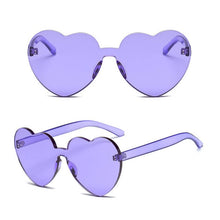 Load image into Gallery viewer, New Fashion Cute Sexy Retro Love Heart Rimless Sunglasses Women
