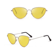 Load image into Gallery viewer, Night Vision sunglasses women polarized Cat Eye Retro sunglasses